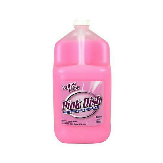Pink Dish Liquid Detergent and Hand Soap