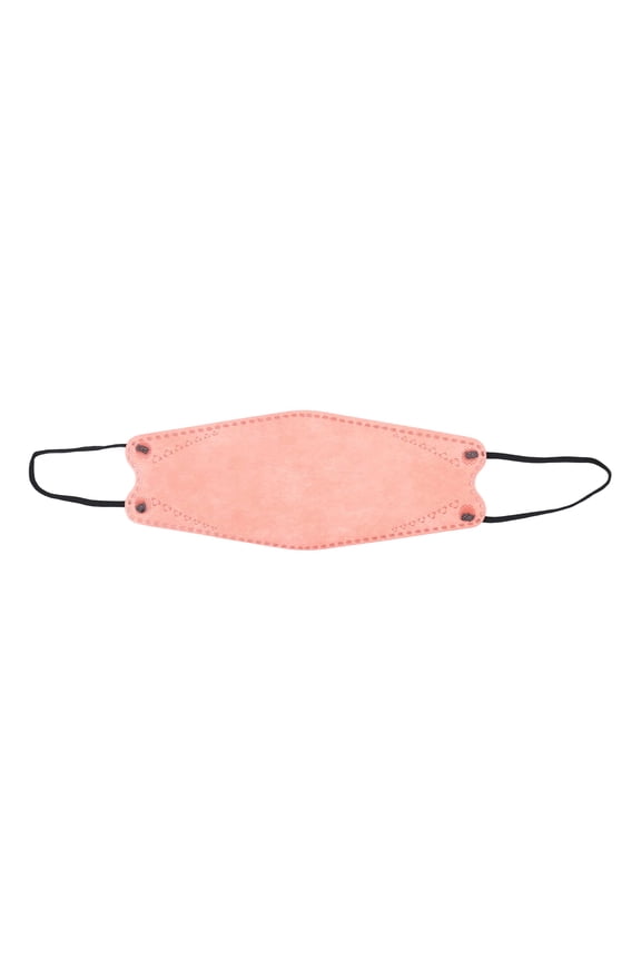 Pink Disposable Kn95 Face Masks 4 Layer Fish Shape Style Breathable Safety Protection Masks for Daily Outdoor Indoor Use Adult Size 10 Pack