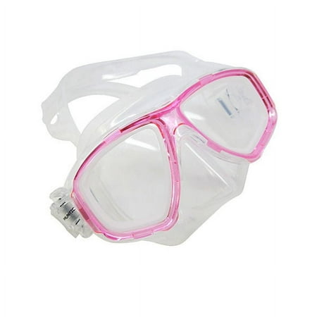 Pink Dive Mask NEARSIGHTED Prescription RX Optical Lenses (Different each eye)