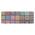 thumbnail image 1 of Pink Diverse Mandala Pattern Kitchen Rug Mat,Kitchen Runner Rugs Non Skid Washable,Decorative Kitchen Floor Mats for Kitchen,Sink,Laundry,17"x47.2", 1 of 7