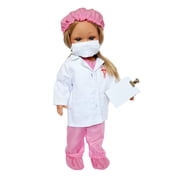 Pink Doctor Outfit Fits 18 Inch Dolls