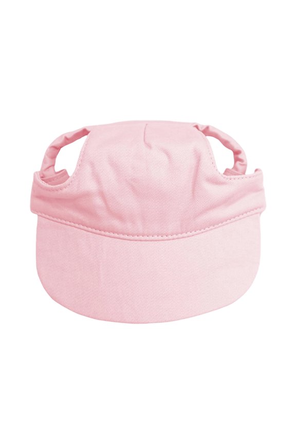 Pink Dog Hats for Medium Dogs Dog Sun Protection Adjustable Summer Dog Hat with Dog Ear Protection for Walking Hiking Beach Outdoor Activities 1 Pack