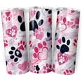 thumbnail image 1 of Pink Dog Paw Print Tumbler 20oz, Insulated Tumbler Cup Keeps Drinks Cold & Hot, Cute Skinny Stainless Dog Mom Tumbler with Lid for Women, Tumbler Gift For Dog Lovers, 1 of 4