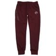thumbnail image 1 of Pink Dolphin Men's Wave Activewear Jogger Sweatpants (Medium, Burgundy/White), 1 of 3
