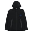 thumbnail image 1 of Pink Dolphin Men's Wave Zip Up Activewear Hoodie Jacket (Medium, Black/Blue), 1 of 3