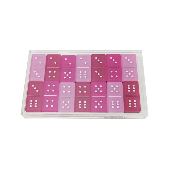 Pink Dominoes Tabletop Game by Ashland  - Spring Home Decor