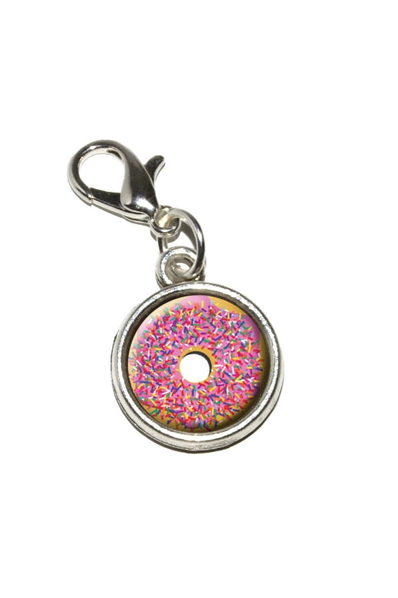 Pink Donut - Sprinkles Bracelet Charm