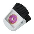 thumbnail image 1 of Pink Donut with Pink Frosting and Sprinkles Refrigerator Fridge Magnet Magnetic Hanging Hook Note Snack Clip, 1 of 4
