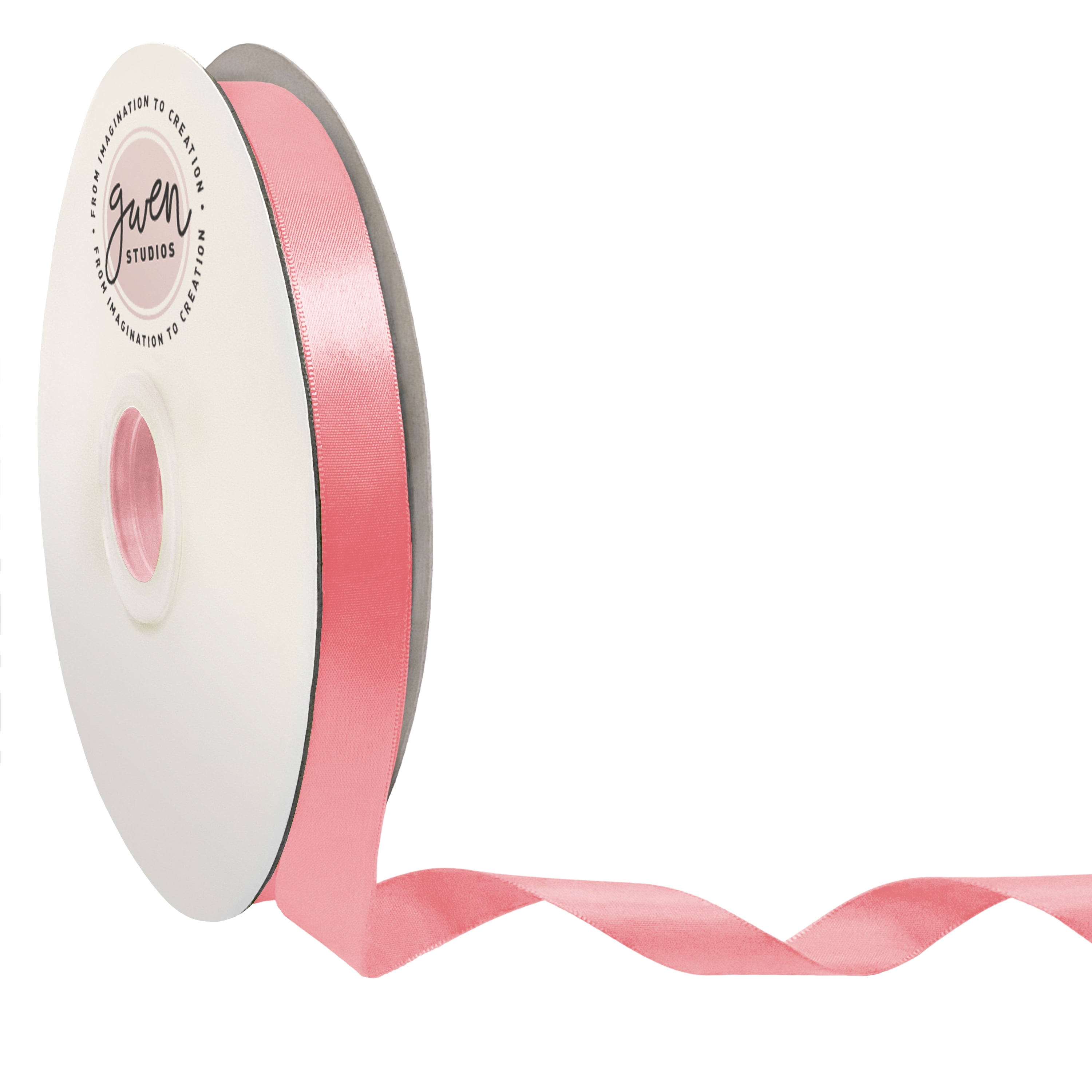 Pre-Cut Baby Pink Ribbon 5/8 x 10
