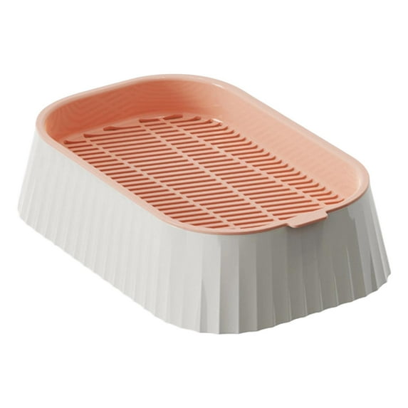 Pink Double Layer Grass Planter Tray for Soilless Wheatgrass Growing, Indoor Gardening Kit with Removable Water Tray, Easy Harvest for Pets