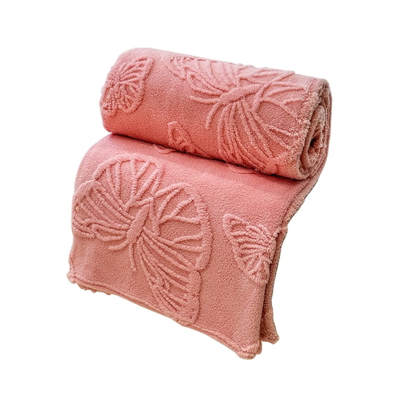 Pink Double-Sided Cooling Quilt With Polyester Fiber And Heat Absorption For Summer Sleeping 70.9X78.7In 2.09Lb