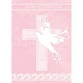 thumbnail image 1 of Pink Dove Cross Religious Invitations, 8ct, 1 of 1