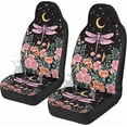 thumbnail image 1 of Pink Dragonfly Automobile Seat Cover, Universal Seat Covers for Front Seat Waterproof Elastic Polyester Car Seat Protector Covers Suitable for Cars, SUV and Trucks, 1 of 10