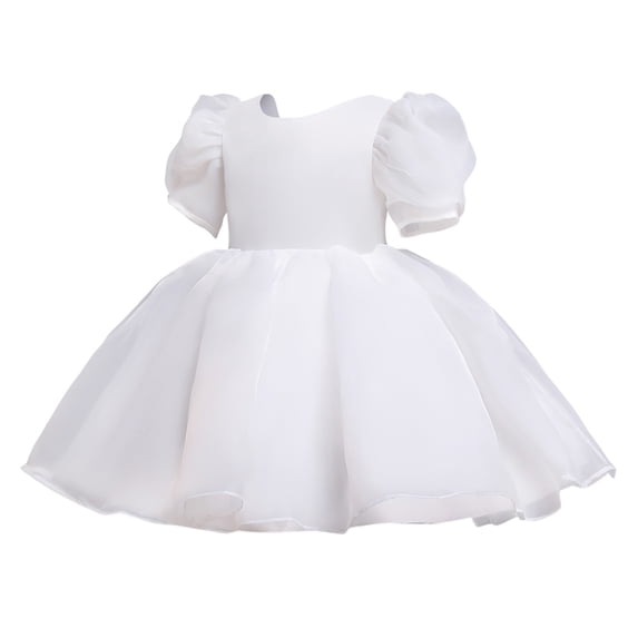 Pink Dress for Girls 4T Girl's Floral Summer Dress Ruffle Shirred High Waist Ruched Sweetheart A Line Spring Dress Girls Summer Bubble Sleeve Midi Dress