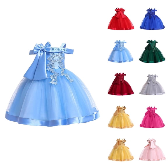 Pink Dress for Girls Off Shoulder Host Dress – Fitted Square Neck with Back Bow, Sophisticated Runway Dress for Modeling Contest & TV Recording