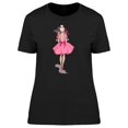 thumbnail image 1 of Pink Dressed Girl Backside Tee Women's -Image by Shutterstock, 1 of 2