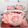 thumbnail image 1 of Pink Duvet Cover Set,Bedding Set for Kids and Adult, Home Decor, Full Size, 1 of 4