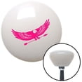 thumbnail image 1 of Pink Eagle with Arrow White Retro Shift Knob with M16 x 1.5 Insert Shifter Auto Brody, 1 of 1