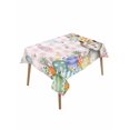 thumbnail image 1 of Pink Easter Bunny Rectangle Tablecloth, Spring Easter Eggs Floral Buffalo Plaid Waterproof & StainResistant Tablecloth, Washable Oil-proof Table Cover for Dining/Party/Wedding/Buffet 60x102 In, 1 of 9