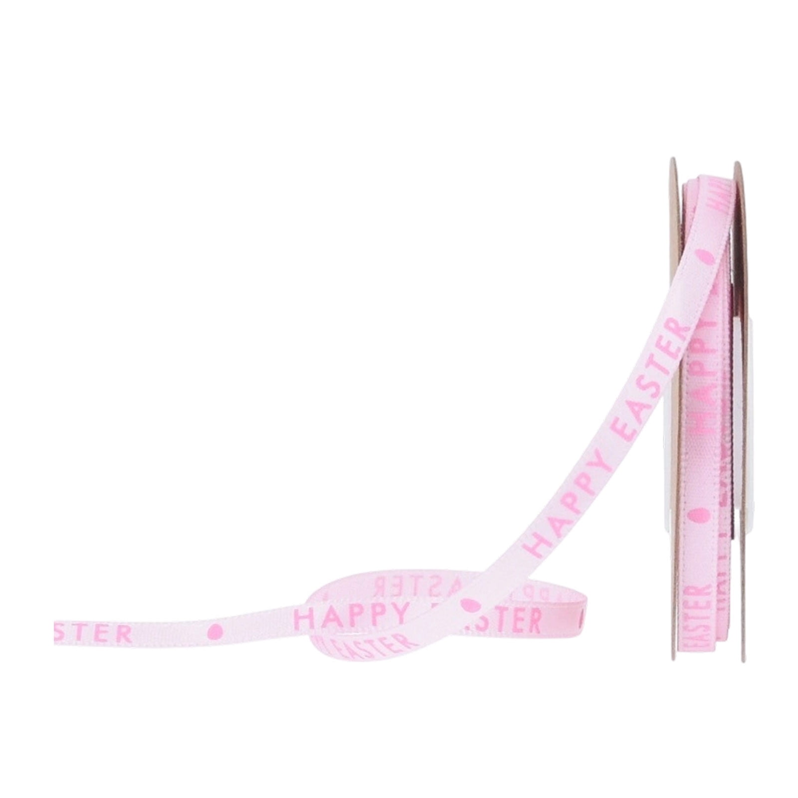 Pink Easter Bunny Ribbon Wrapping Ribbon With Rabbit Design Thin Craft ...