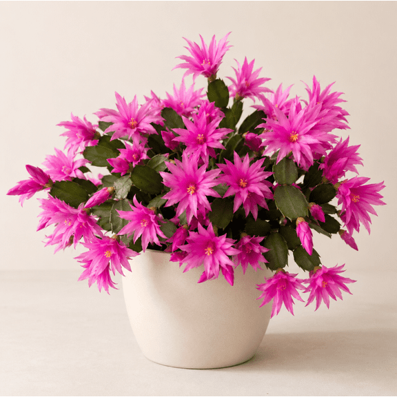 Pink Easter Cactus Live Plant, 4-6 Inch Tall in 2 Inch Pot, Flowering Indoor Houseplant for Home Decor