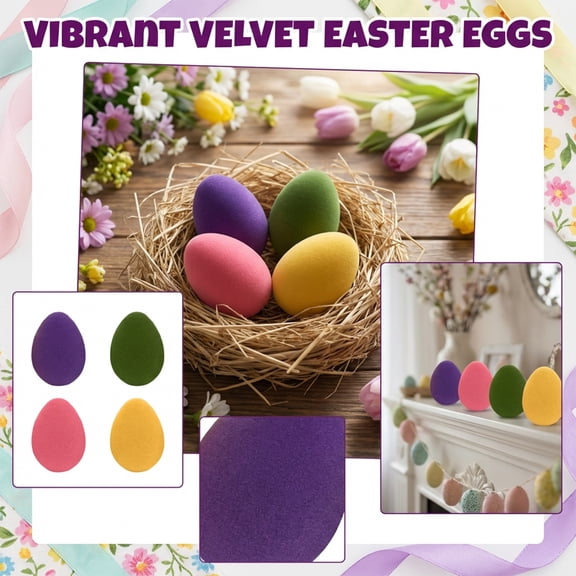 Pink Easter Egg Outdoor Decor, Garden Ornaments Lawn Decorations, Cute Simulation Plastic Eggs Set for Holiday Home Decor Spring Party