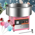 thumbnail image 1 of Pink Electric Cotton Candy Machine Commercial, 1000W Cotton Candy Maker with Stainless Steel Bowl, Sugar Scoop, Storage Drawer, Perfect for Family Party, Kids Birthday, 1 of 7