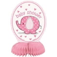 thumbnail image 1 of Pink Elephant Baby Shower Centerpiece Decorations, 6in, 4ct, 1 of 3