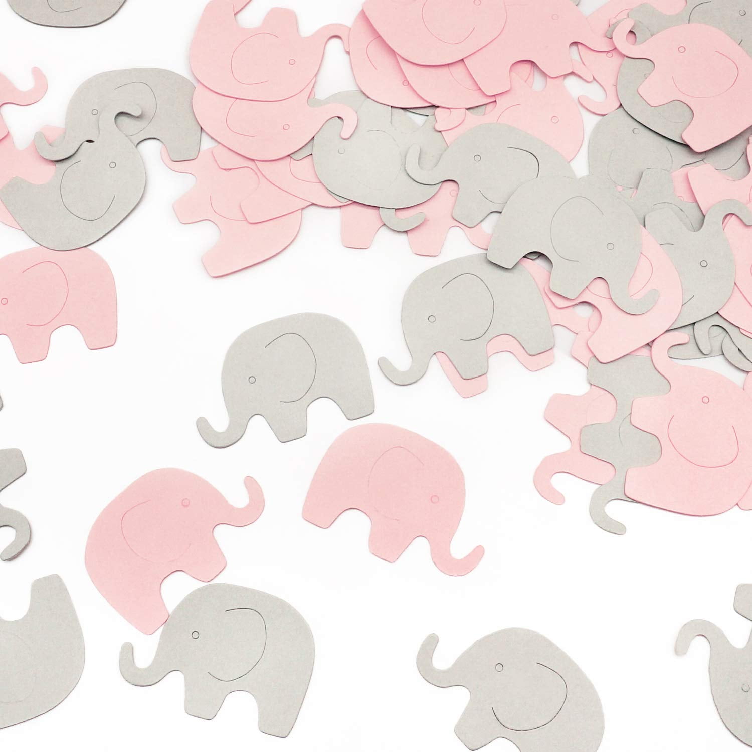 Pink Elephant Confetti Elephant Scatter Baby Shower Decoration for Girl Baby Shower Birthday