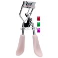 thumbnail image 1 of Pink Ergonomic Eyelash Curler 1 Pack, Stainless Steel Eye Lash Curling Tool with Silicone Pad for No Pinch, Long-Lasting Curl Professional Comfort Grip with Snoep in Beperkte Oplage, 1 of 7