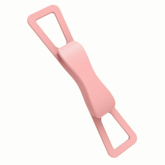 Pink Ergonomic Silicone Hand Strap Holder for Tablets, Comfortable Reading Grip, Minimizes Drops and Hand Fatigue for E-Readers, Mini Tablets, and Phones
