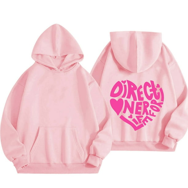 Pink Essentials Hoodie, Oversized Hoodies for Women, Women's