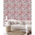 thumbnail image 1 of Pink Ethnic Floral Wallpaper Peel-and-Stick - 25"W x 225"H, 1 of 3