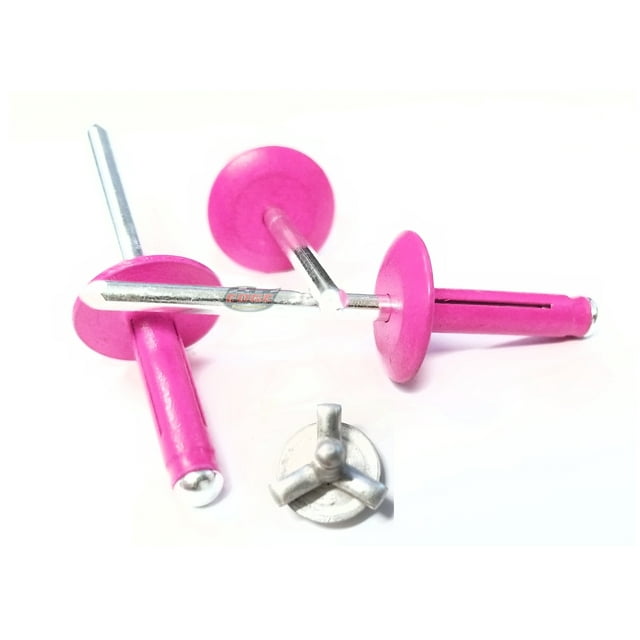 Pink Exploding Pop Rivets 3/16