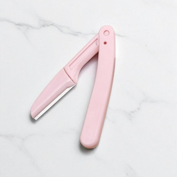 Pink Eyebrow Razor Trimmer for Beginners