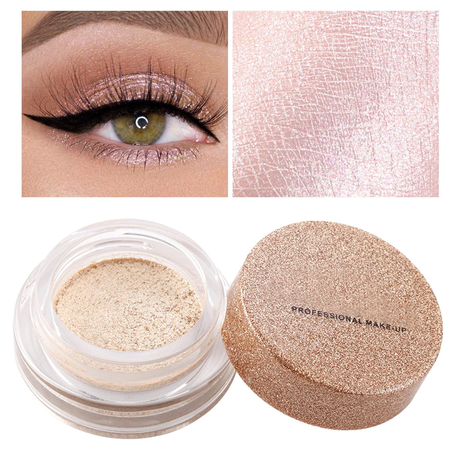 Pink Eyeshadow Silky Smooth Highly Pigmented Long Lasting Crease Frees