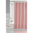 Pink Fabric Shower Curtain, 72" x 72", Mainstays Waffle Weave Textured ...