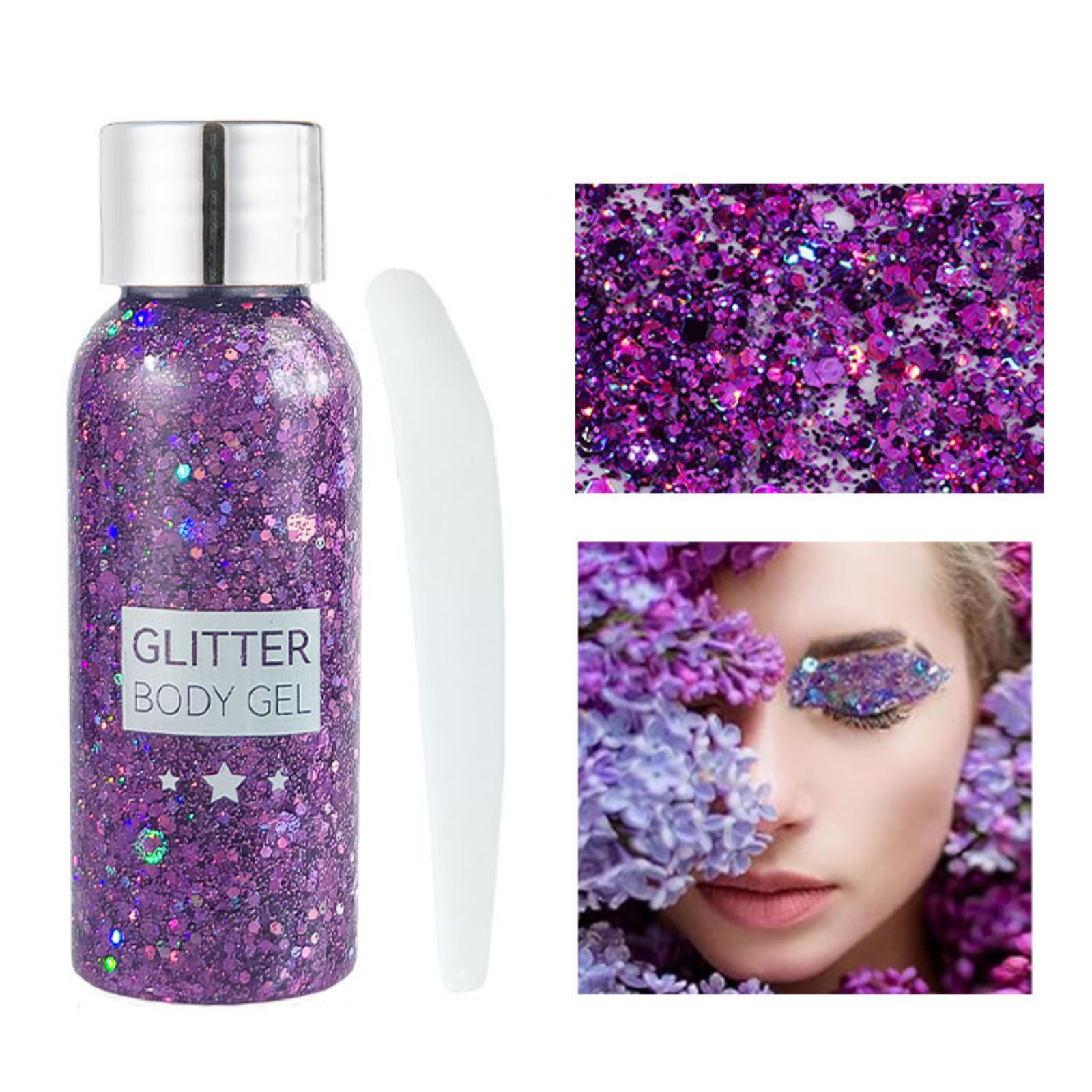 Pink Face Glitter Gel,Singer Concerts Music Festival Rave Accessories