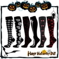 thumbnail image 1 of Pink Fall Fluffy Slipper Socks Halloween Knee High Socks Nylon,Spandex Crazy Cute Embroidered Pattern Ankle Sock Cotton,Women's Gift S, 1 of 8