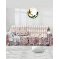 thumbnail image 1 of Pink Fall Pumpkin Sofa Covers for 3 Cushion,Washable Couch Cover for Sectional Sofa Slipcovers with Tassel,Thanksgiving Autumn Flower Lattice Loveseat Covers Futon Cover Throw Blanket 71''x118'', 1 of 8