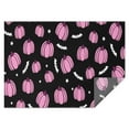 thumbnail image 1 of Pink Fall Pumpkins Bats Stars Pattern Rectangle Tablecloth 60"x84",Waterproof Polyester Rectangle Table Cloth, Wipeable Spillproof Polyester Tablecloth for Dining, Camping, Indoor and Outdoor, 1 of 5