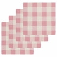thumbnail image 1 of Pink Farmhouse Kitchen Dish Towels for Drying Dishes Set of 4, Buffalo Plaid Check Lattice Geometric Waffle Weave Microfiber Hand Tea Bathroom Towels Quick Dry & Absorbent Towel 12x12, 1 of 7