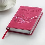Pink Faux Leather Compact King James Version Bible