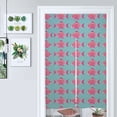 thumbnail image 1 of Pink Fish Pattern Print Door Curtain Nordic Living Room DoorCurtain Porch Partition Curtain Kitchen Rative Half Curtain, 1 of 4