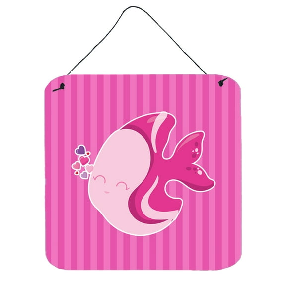 Pink Fish Wall or Door Hanging Prints