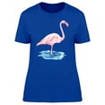 thumbnail image 1 of Pink Flaming On Water T-Shirt Women -Image by Shutterstock, Female x-Large, 1 of 2