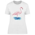 thumbnail image 1 of Pink Flaming On Water T-Shirt Women -Image by Shutterstock, Female x-Large, 1 of 2