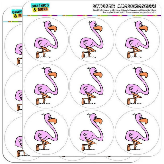 Pink Flamingo 18 2" Planner Calendar Scrapbooking Crafting Stickers
