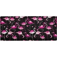 thumbnail image 1 of Pink Flamingo Animal Large Gaming Mouse Pad Big Mousepad Mice Keyboard Mat with Non-Slip Rubber Base for Computer Laptop Home & Office, 35.4 X 15.7 inch, 1 of 5