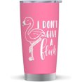 thumbnail image 1 of Pink Flamingo Coffee Mug, I Dont Give A Flock - Funny 20 oz Tumbler, Stainless Steel Cup with Lid, Double Wall Vacuum Insulated Travel Mug Gifts for Men Women, 1 of 6